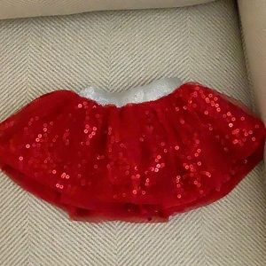 Newborn red tutu